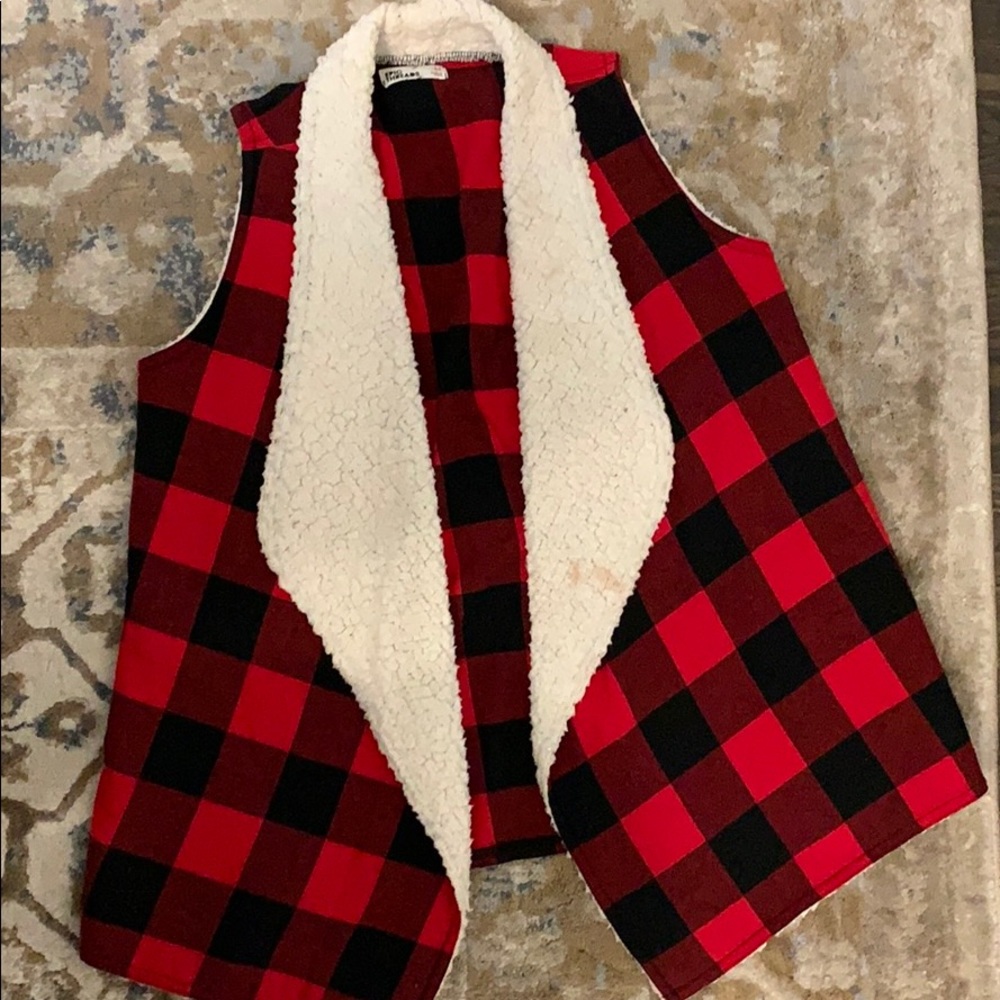 Girls Fleece Sleeveless Vest